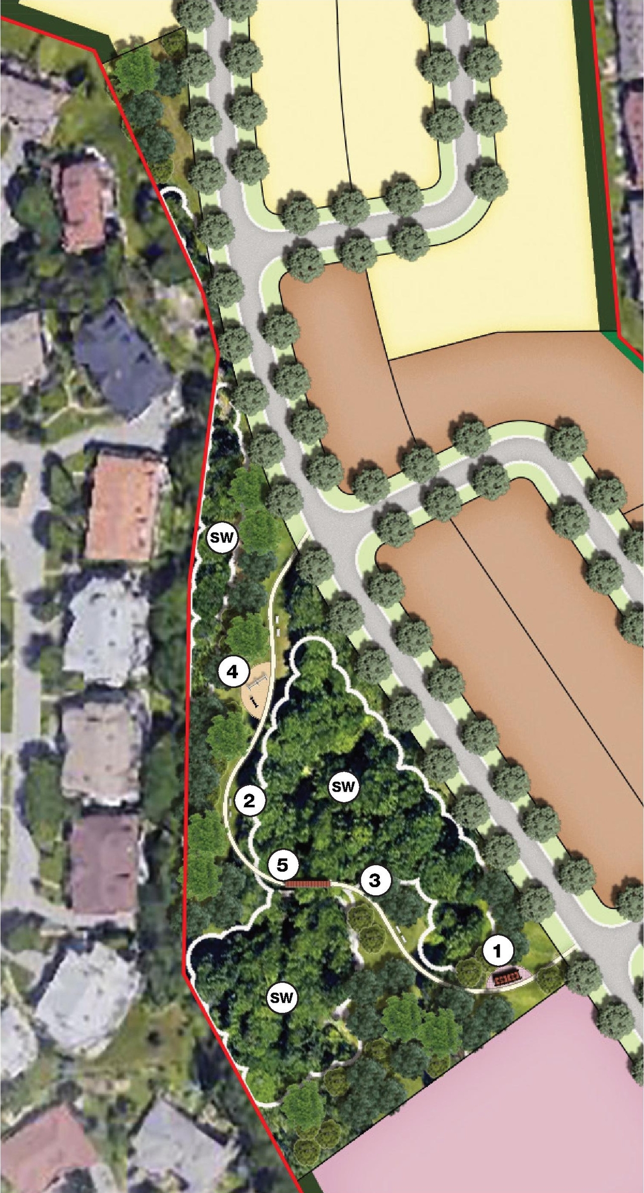 Construction site plan for project from page 31 of the file '2021-06-23 - Urban Design - D02-02-19-0123'