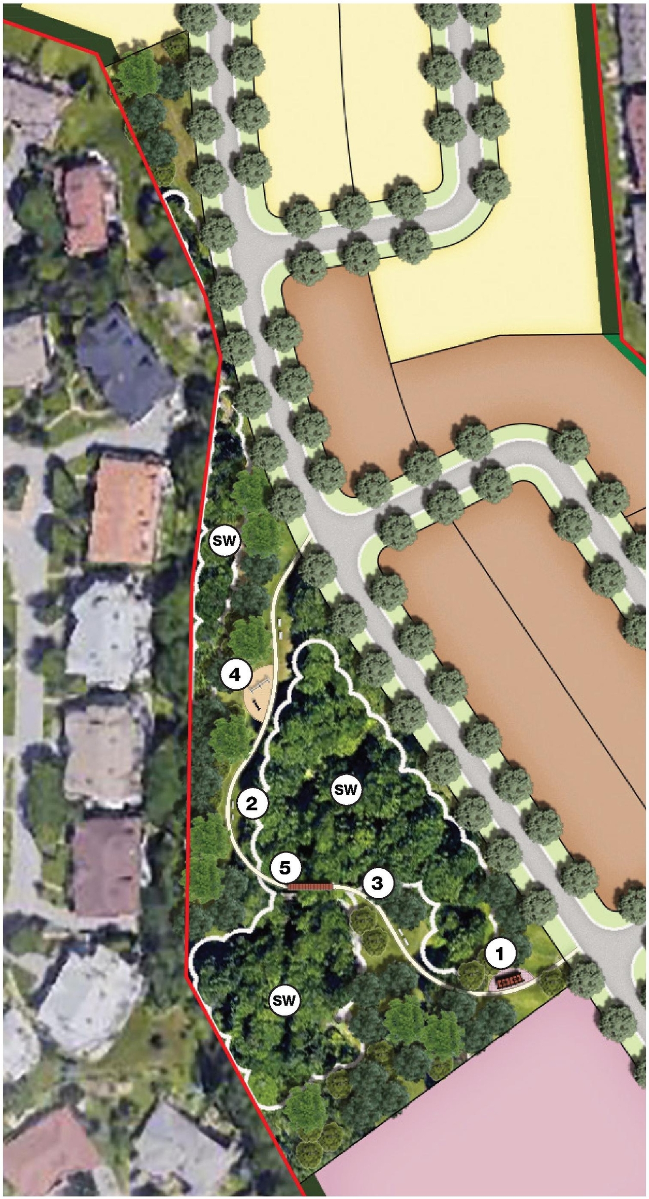 Construction site plan for project from page 31 of the file '2021-06-23 - Urban Design - D02-02-19-0123'
