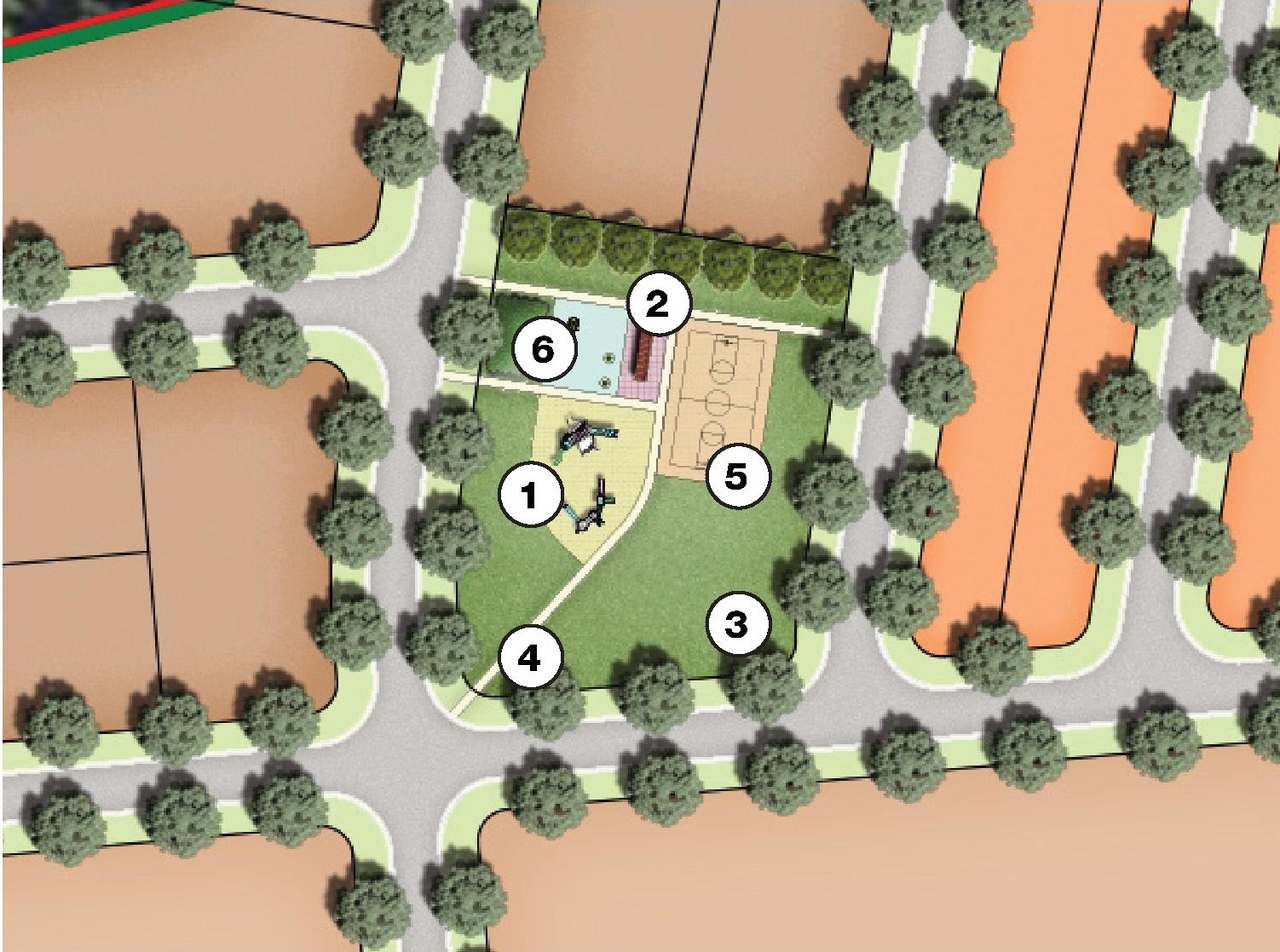 Construction site plan for project from page 31 of the file '2021-06-23 - Urban Design - D02-02-19-0123'
