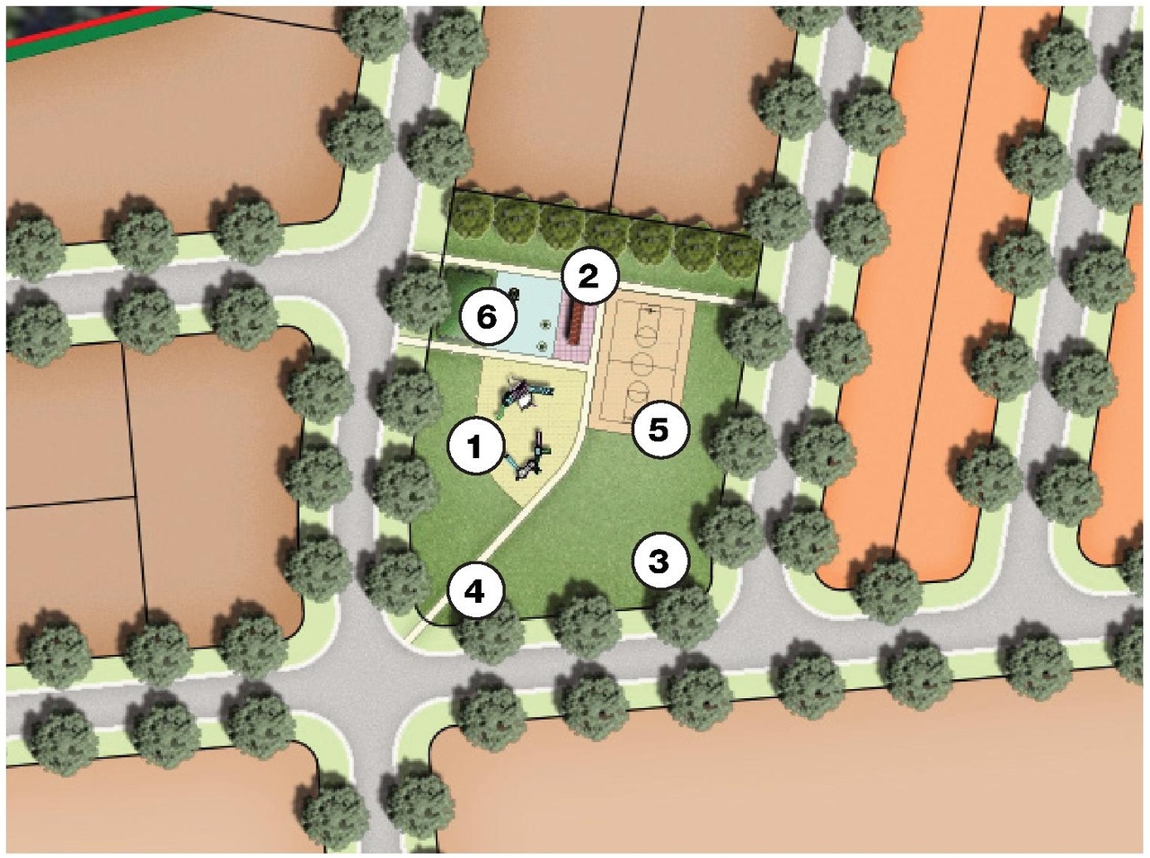 Construction site plan for project from page 31 of the file '2021-06-23 - Urban Design - D02-02-19-0123'