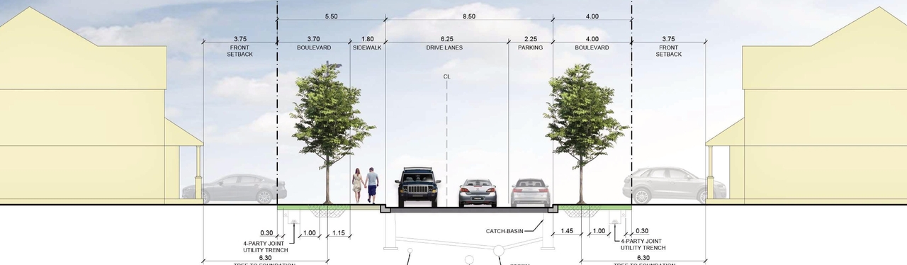 Construction site plan for project from page 37 of the file '2021-06-23 - Urban Design - D02-02-19-0123'