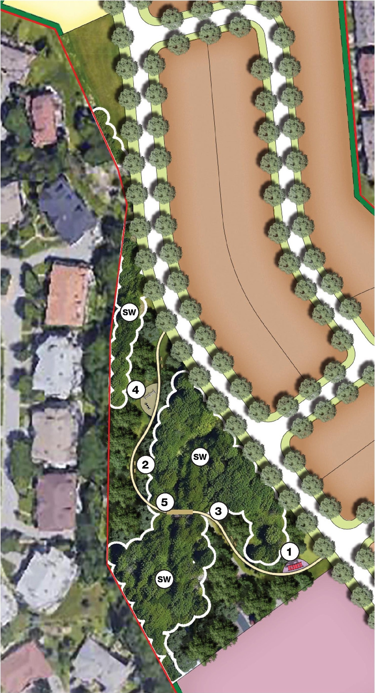 Construction site plan for project from page 31 of the file '2020-07-16- Urban Design Brief- D02-02-19-0123'