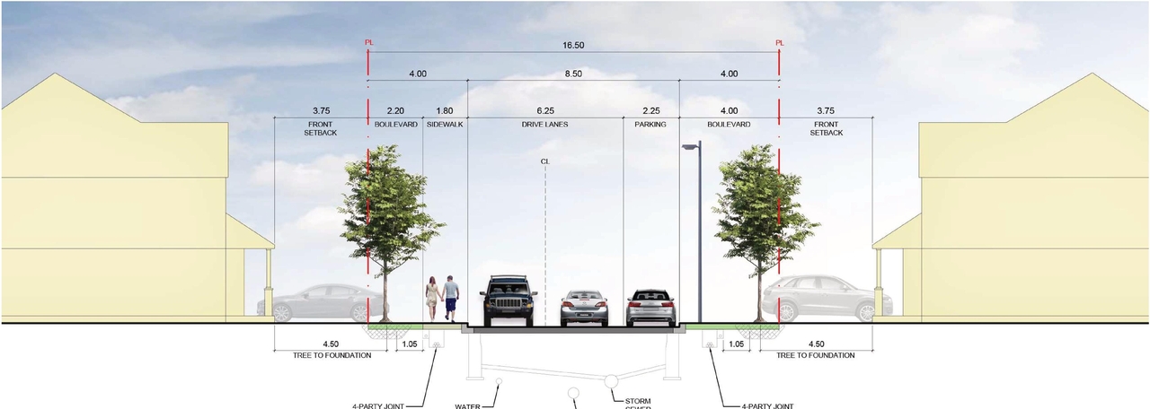 Construction site plan for project from page 37 of the file '2020-07-16- Urban Design Brief- D02-02-19-0123'