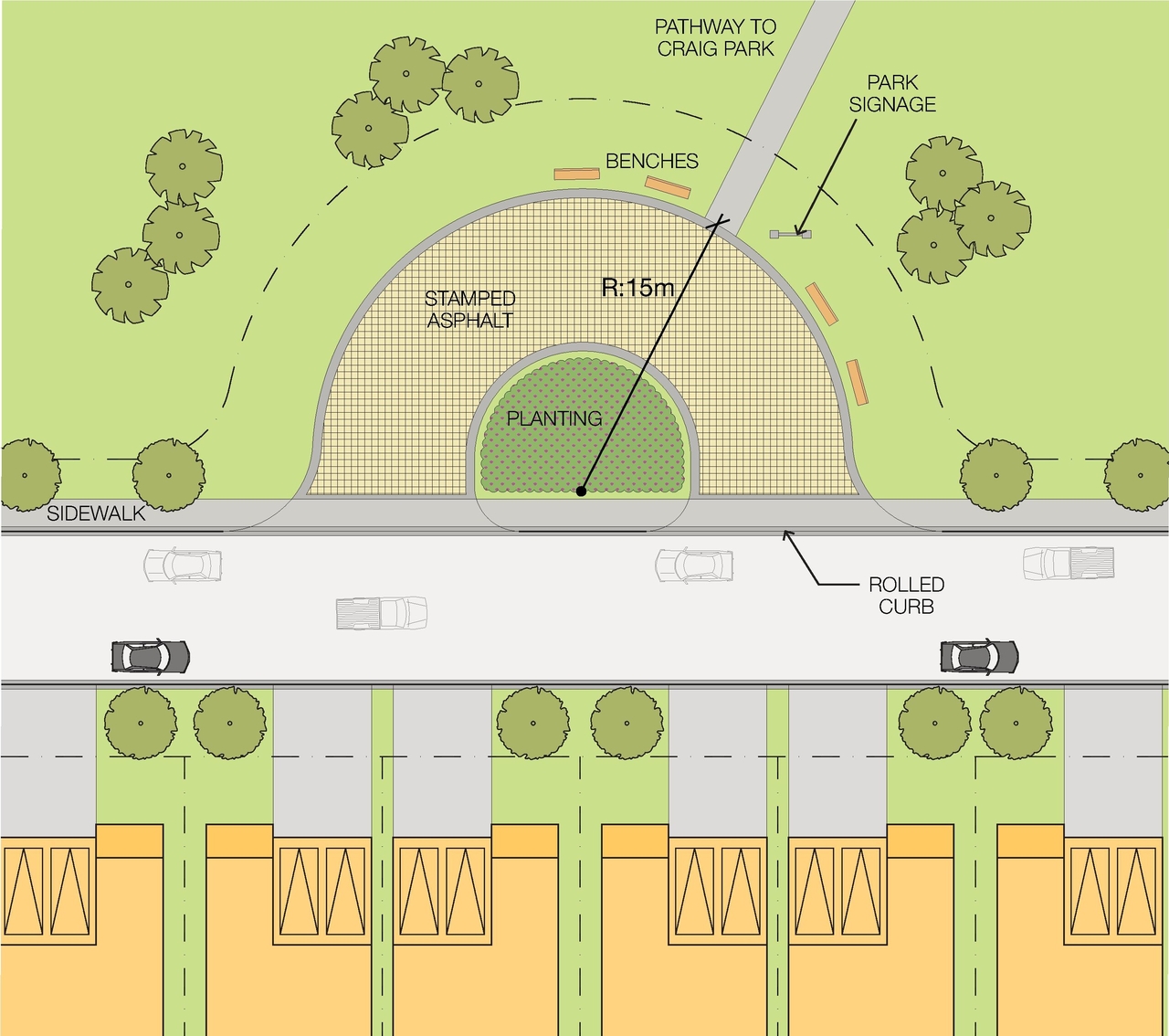 Construction site plan for project from page 41 of the file '2020-07-16- Urban Design Brief- D02-02-19-0123'
