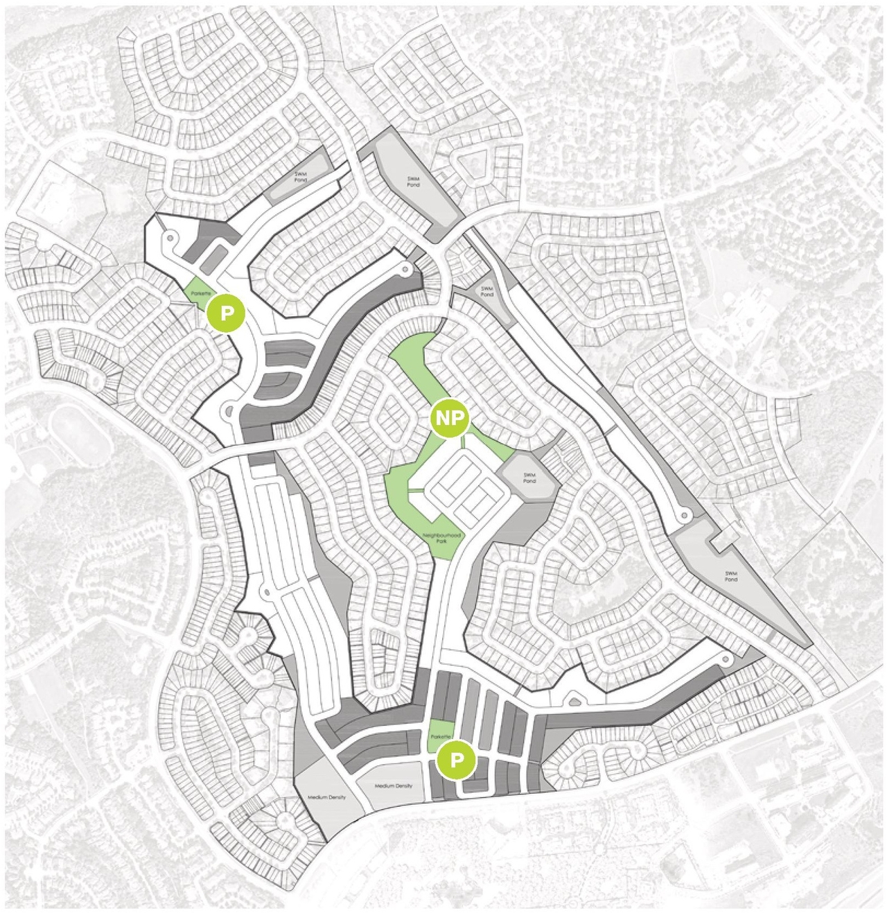 Construction site plan for project from page 30 of the file '2019-10-11 - Urban Design Brief - D02-02-19-0123'