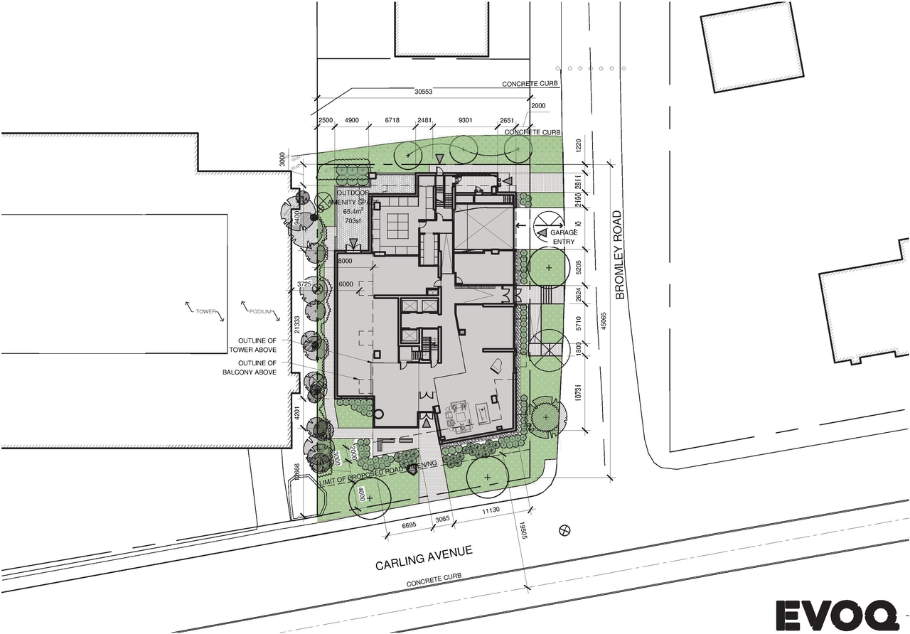 Construction site plan for project from page 12 of the file '07-03-20- Applicant UDRP Presentation- D02-02-20-0030'