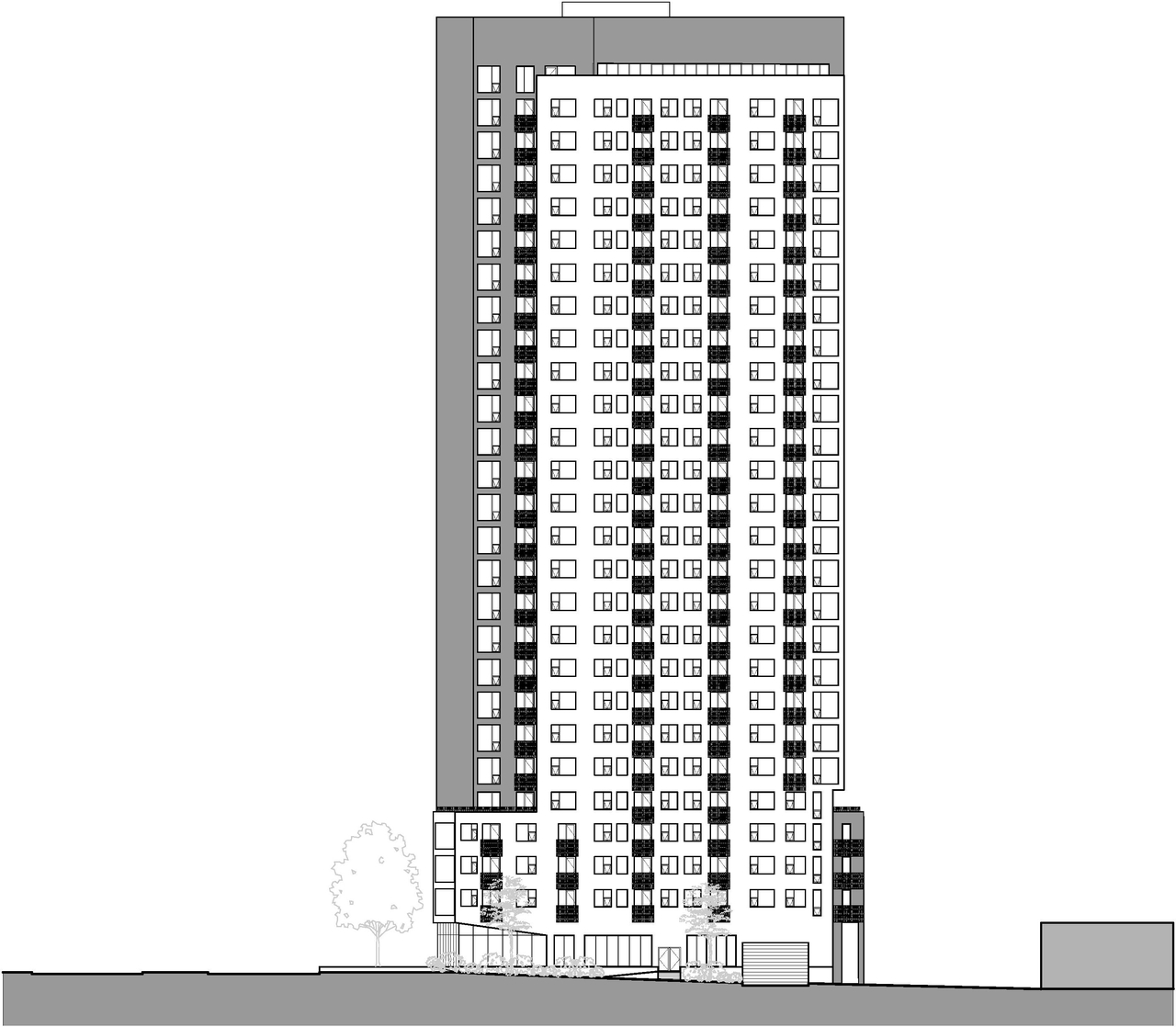 Rendering of building from page 17 of the file '07-03-20- Applicant UDRP Presentation- D02-02-20-0030'