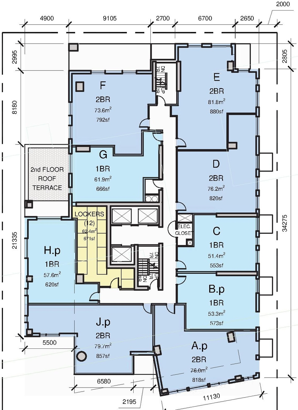 Floor plan for project from page 22 of the file '07-03-20- Applicant UDRP Presentation- D02-02-20-0030'