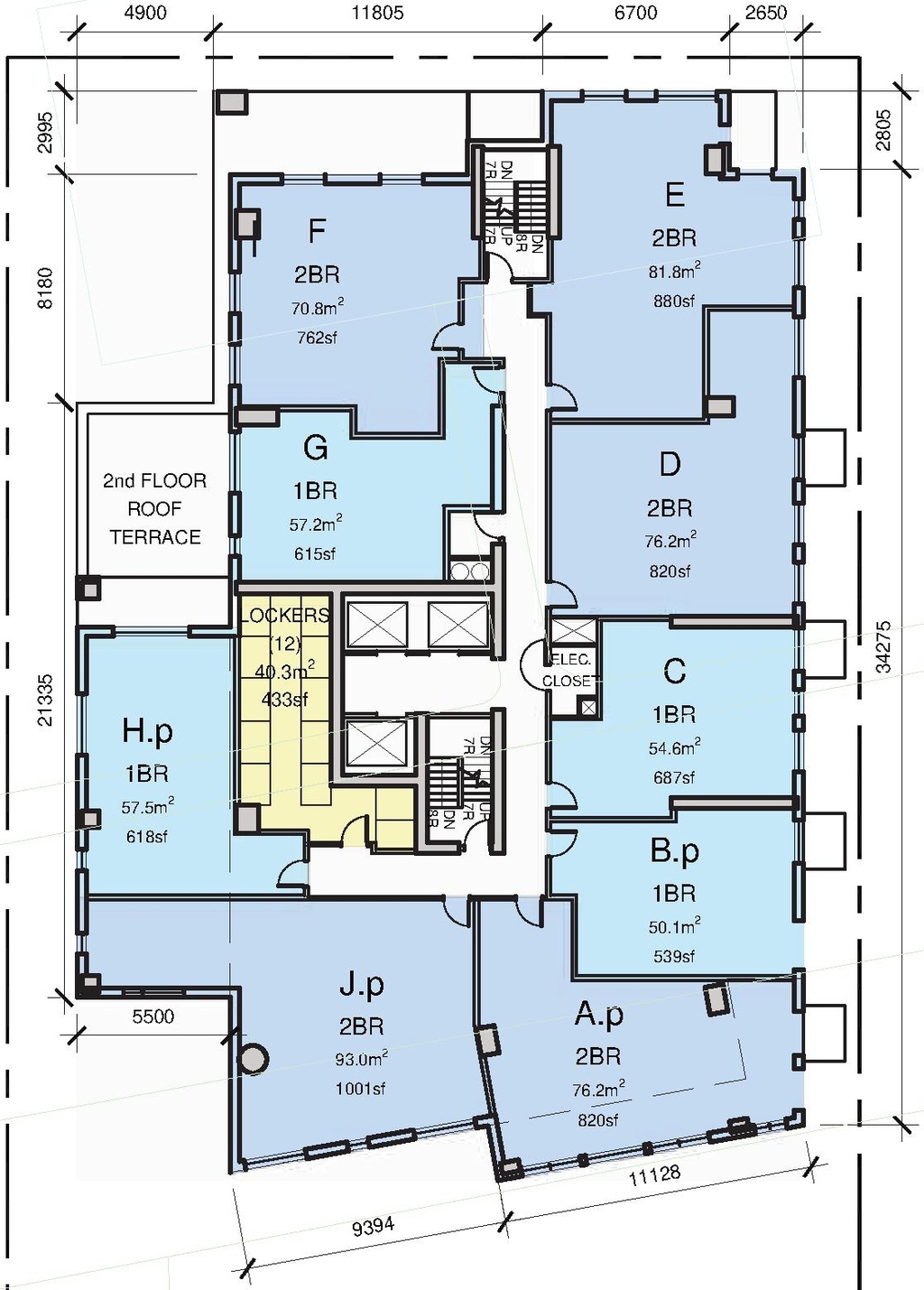 Floor plan for project from page 22 of the file '07-03-20- Applicant UDRP Presentation- D02-02-20-0030'