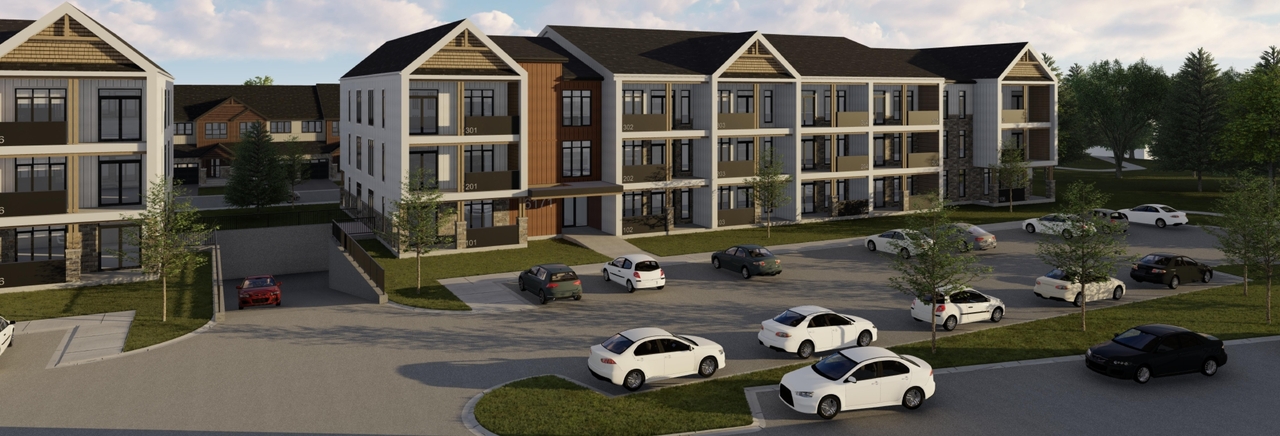 Rendering of building from page 2 of the file '2020-10-13 - Condominium Renderings - D02-02-20-0097'