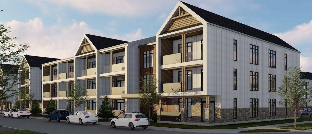 Rendering of building from page 7 of the file '2020-10-13 - Condominium Renderings - D02-02-20-0097'
