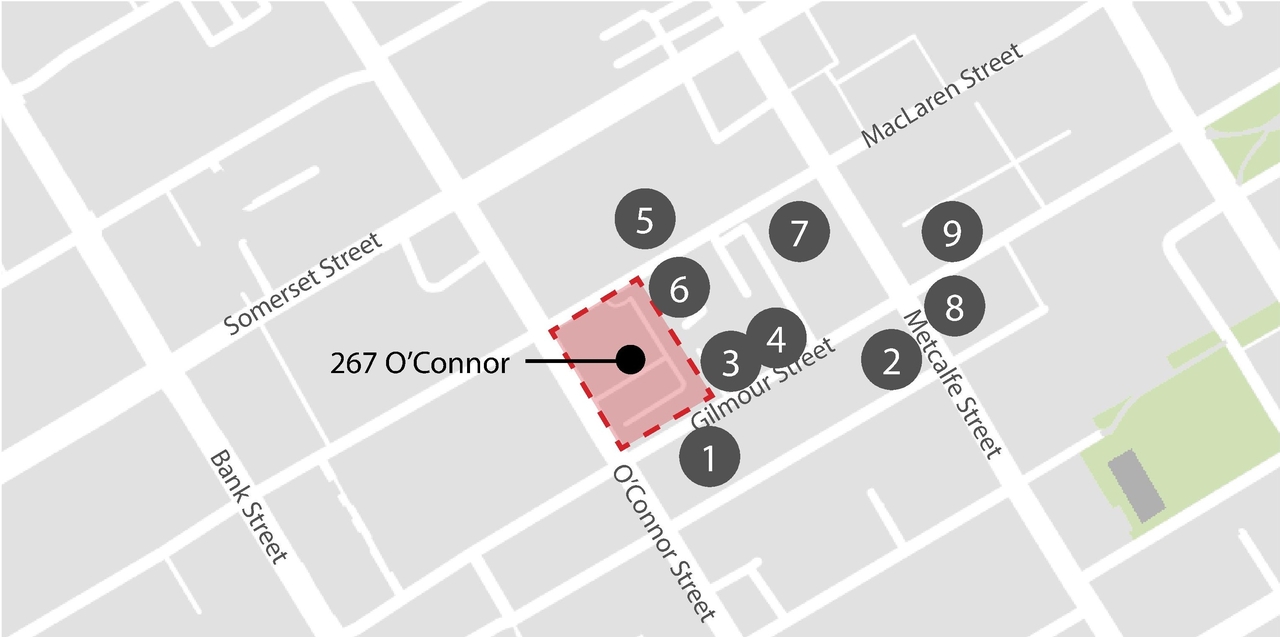 Construction site plan for project from page 23 of the file '2025-09-03 - SDRP Design Brief - Package 3 - D02-02-20-0101'