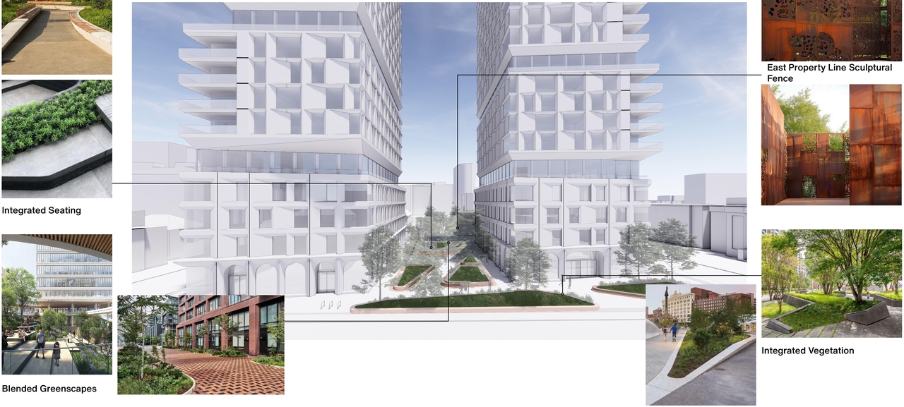 Rendering of building from page 39 of the file '2025-09-03 - SDRP Design Brief - Package 3 - D02-02-20-0101'