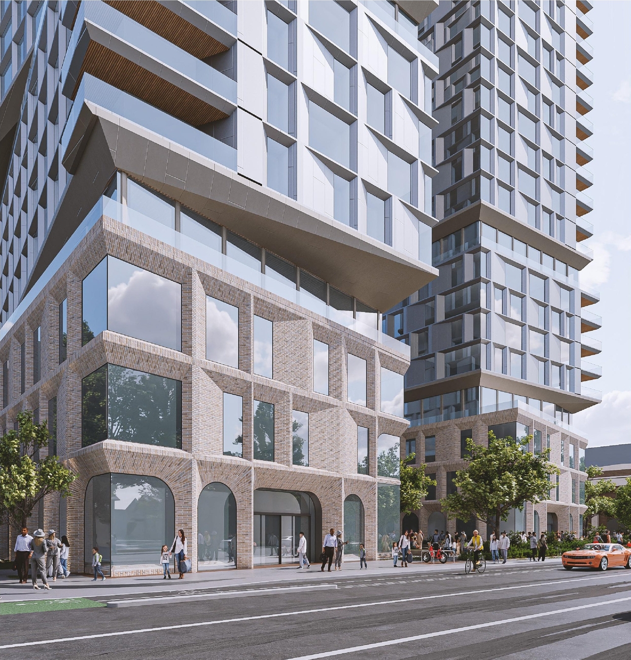 Rendering of building from page 7 of the file '2025-09-03 - SDRP Design Brief - Package 3 - D02-02-20-0101'