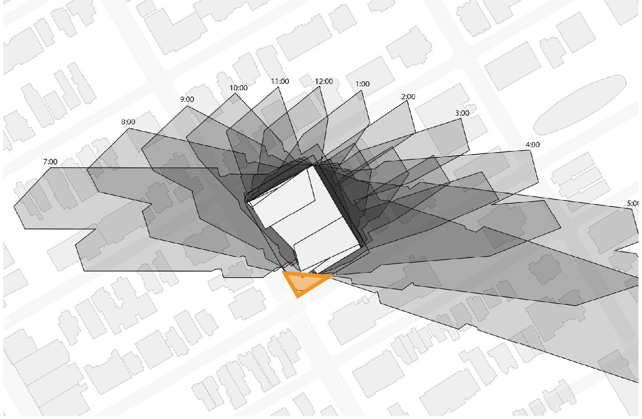 Construction site plan for project from page 33 of the file '2024-05-07 - Special Design Review Panel Presentation - D02-02-20-0101'