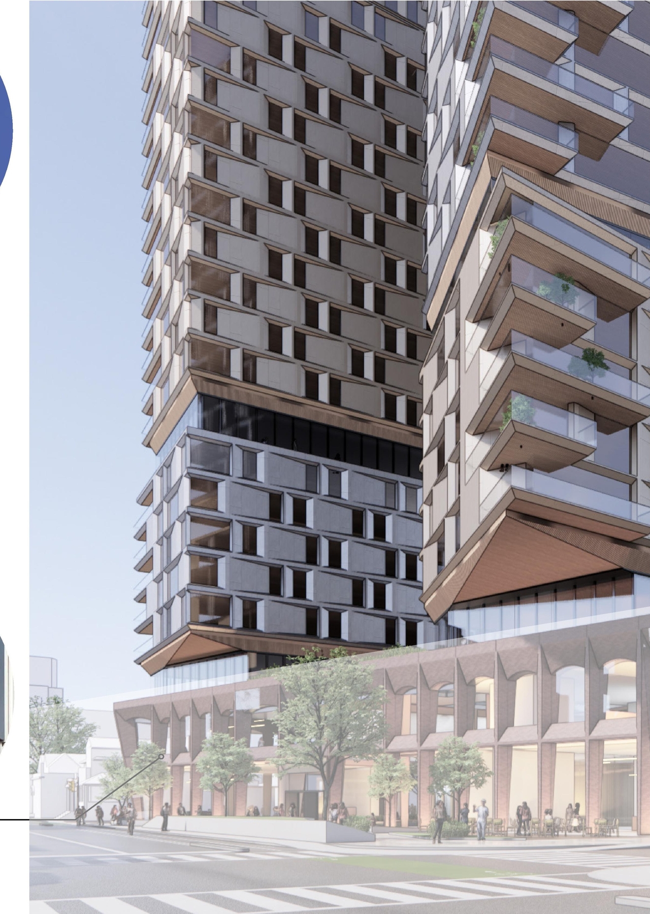 Rendering of building from page 54 of the file '2024-05-07 - Special Design Review Panel Presentation - D02-02-20-0101'