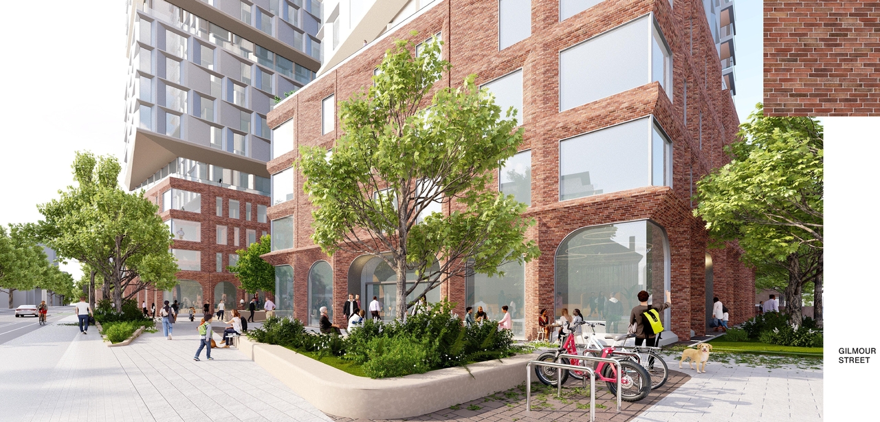 Rendering of building from page 20 of the file '2025-12-04 - Design Brief - D02-02-20-0101'