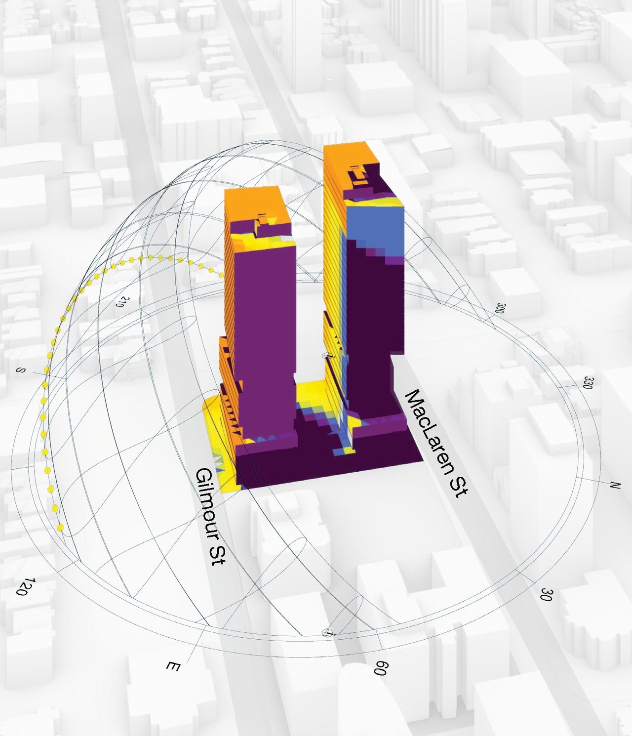 Construction site plan for project from page 70 of the file '2025-02-24 - Design Brief - D01-01-20-0019 & D02-02-20-0101'