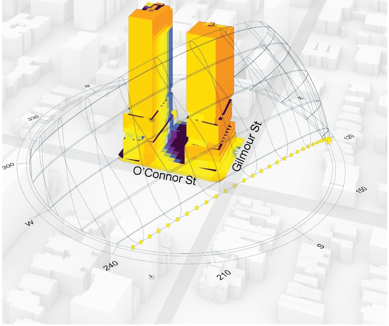 Construction site plan for project from page 70 of the file '2025-02-24 - Design Brief - D01-01-20-0019 & D02-02-20-0101'