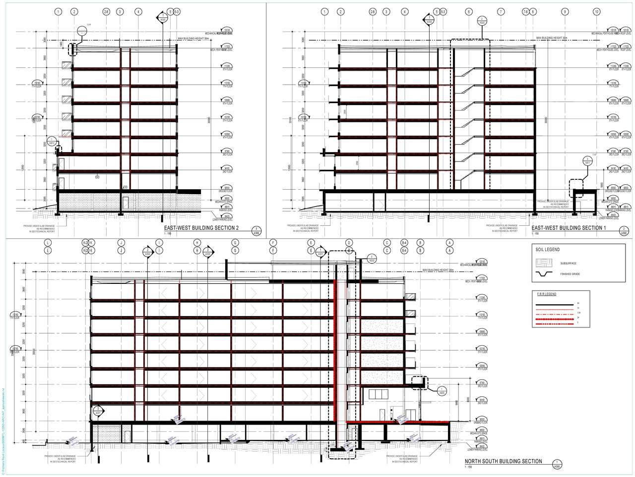 Construction site plan for project from page 11 of the file '2023-01-09 - Site & Floor Plans - D02-02-21-0008'