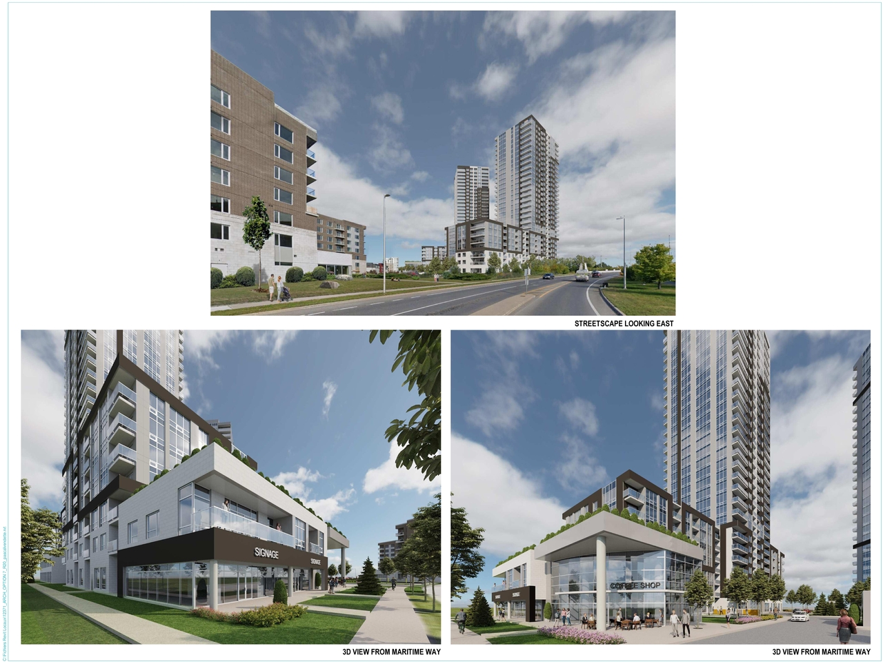 Rendering of building from page 25 of the file '2022-07-26 - Parking Levels and Floor Plans - D02-02-21-0009'