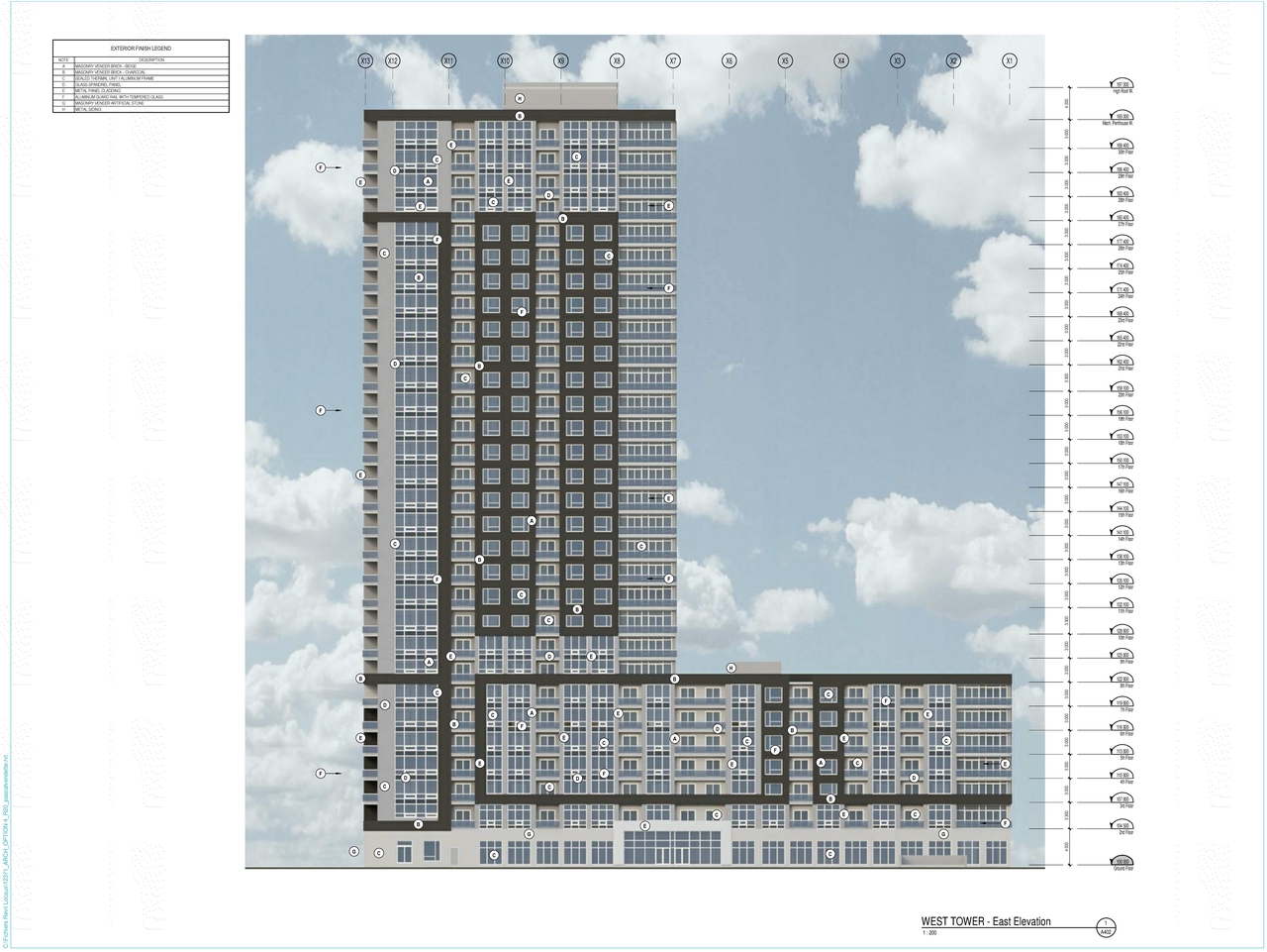 Rendering of building from page 12 of the file '2021-02-08 - Perspective Drawings - D02-02-21-0009'