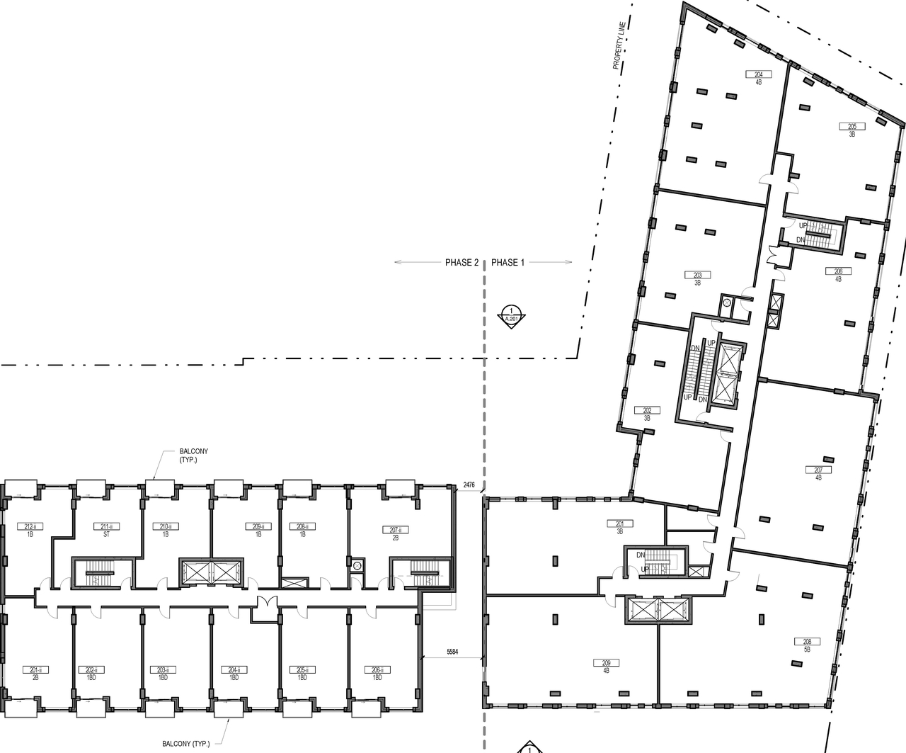 Floor plan for project from page 4 of the file '2022-12-30 - Floor Plans - D02-02-21-0068'