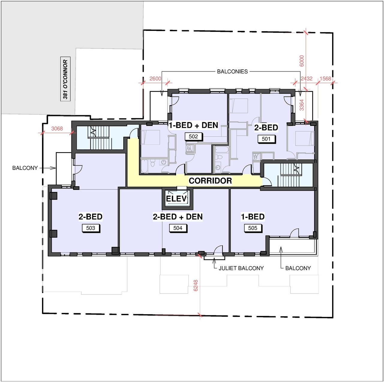 Floor plan for project from page 29 of the file '2021-08-19 - Architectural Package and Design Brief - D02-02-21-0084'