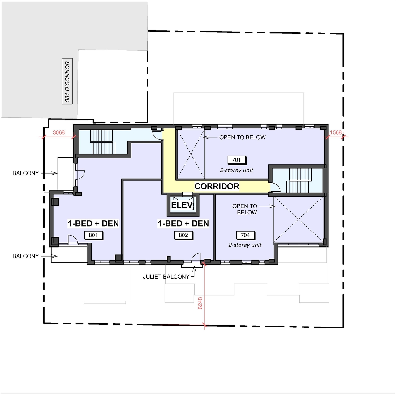 Floor plan for project from page 30 of the file '2021-08-19 - Architectural Package and Design Brief - D02-02-21-0084'