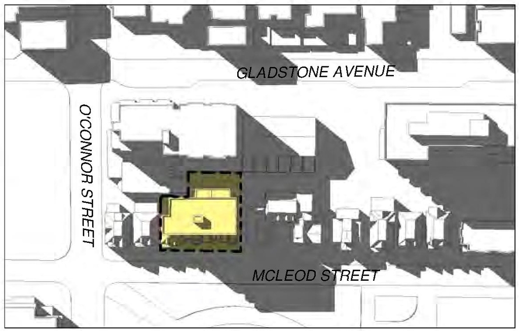 Construction site plan for project from page 34 of the file '2021-08-19 - Architectural Package and Design Brief - D02-02-21-0084'