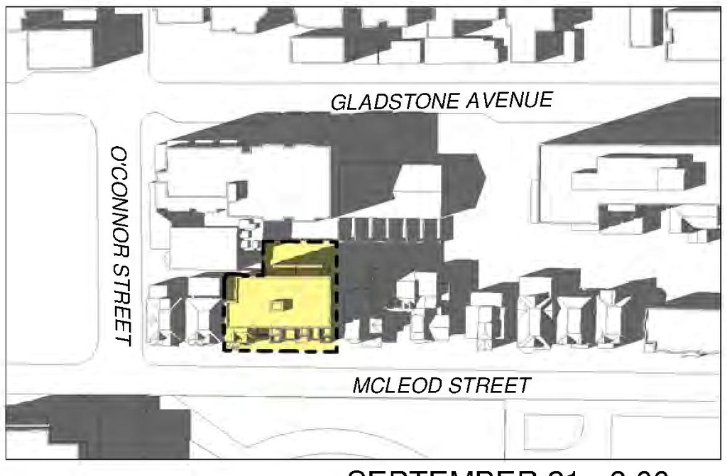 Construction site plan for project from page 34 of the file '2021-08-19 - Architectural Package and Design Brief - D02-02-21-0084'