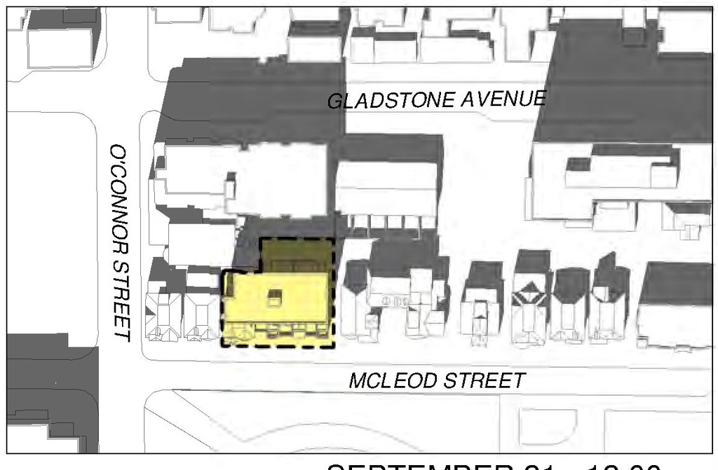 Construction site plan for project from page 34 of the file '2021-08-19 - Architectural Package and Design Brief - D02-02-21-0084'