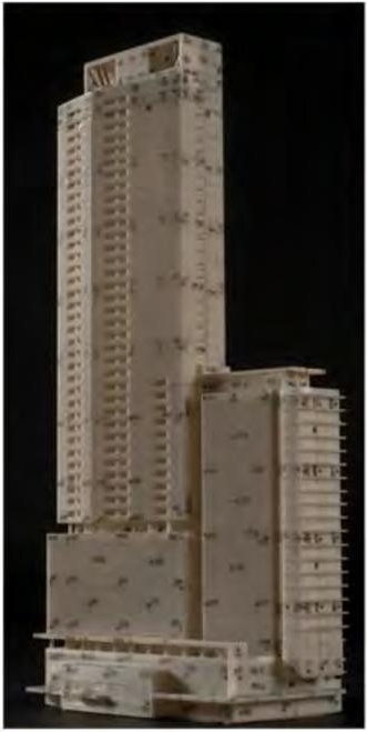 Rendering of building from page 37 of the file '2021-08-19 - Architectural Package and Design Brief - D02-02-21-0084'