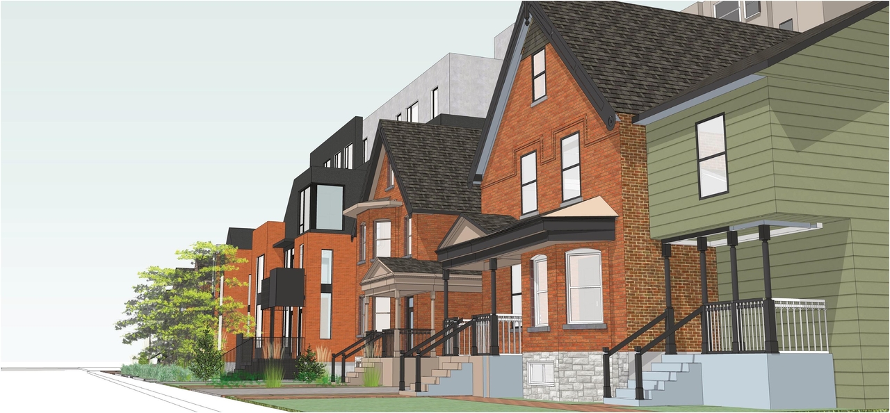 Rendering of building from page 28 of the file '2023-01-13 - Floor Plans - D02-02-21-0084'