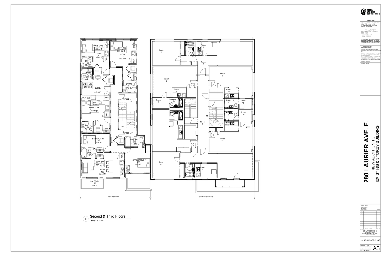 Floor plan for project from page 3 of the file '2022--03-24 - Floor Plans & Elevations - D02-02-21-0087'