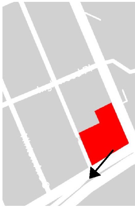 Construction site plan for project from page 10 of the file '2022-08-22 - FORMAL URBAN DESIGN REVIEW PANEL - Urban Design 220818 Package - D02-02-21-0093'