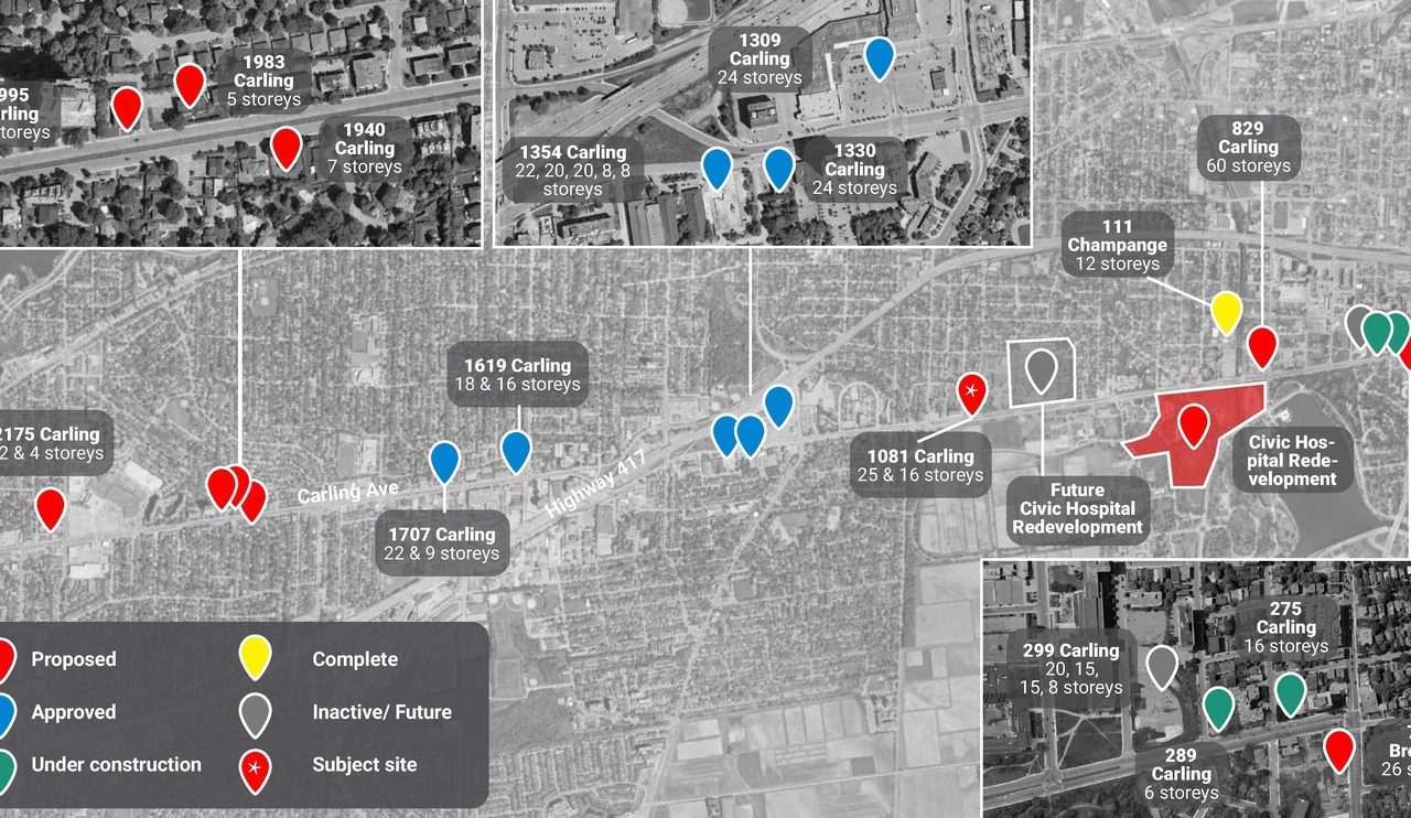 Construction site plan for project from page 11 of the file '2022-08-22 - FORMAL URBAN DESIGN REVIEW PANEL - Urban Design 220818 Package - D02-02-21-0093'