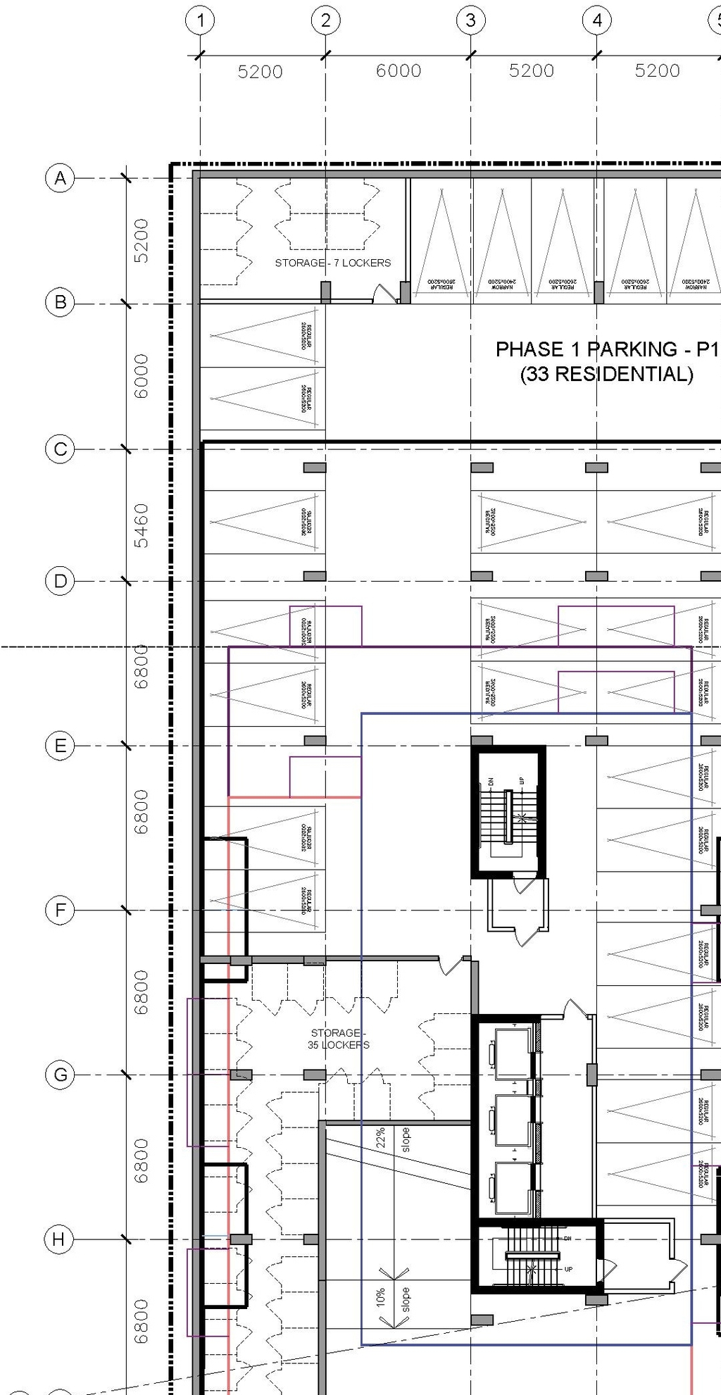Floor plan for project from page 55 of the file '2022-08-22 - FORMAL URBAN DESIGN REVIEW PANEL - Urban Design 220818 Package - D02-02-21-0093'