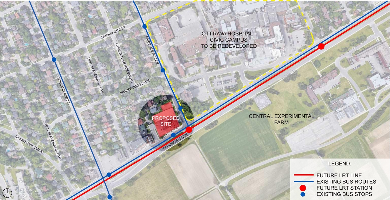 Construction site plan for project from page 7 of the file '2022-08-22 - FORMAL URBAN DESIGN REVIEW PANEL - Urban Design 220818 Package - D02-02-21-0093'