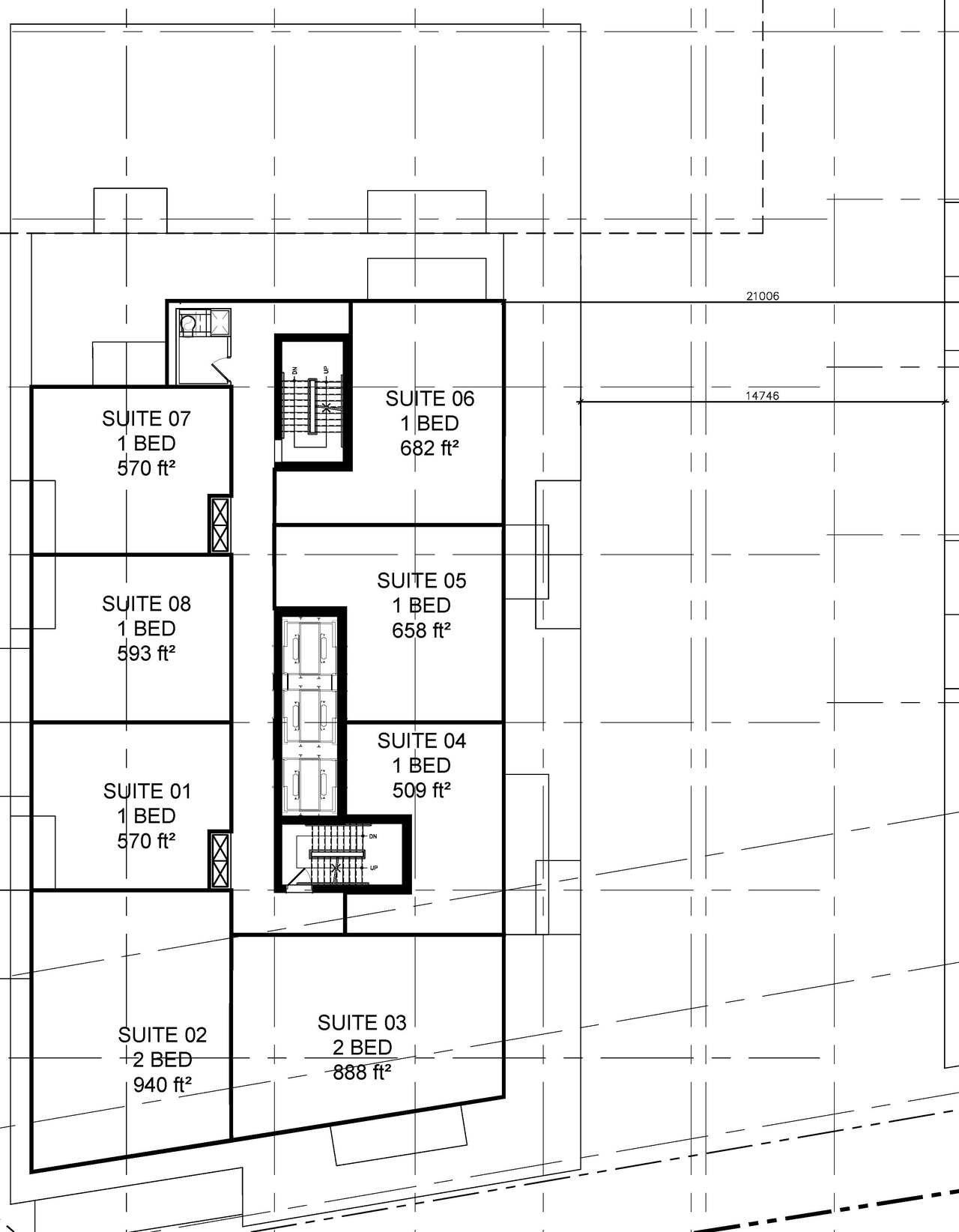 Floor plan for project from page 8 of the file '2022-10-25 - Floor Plans - D02-02-21-0093'