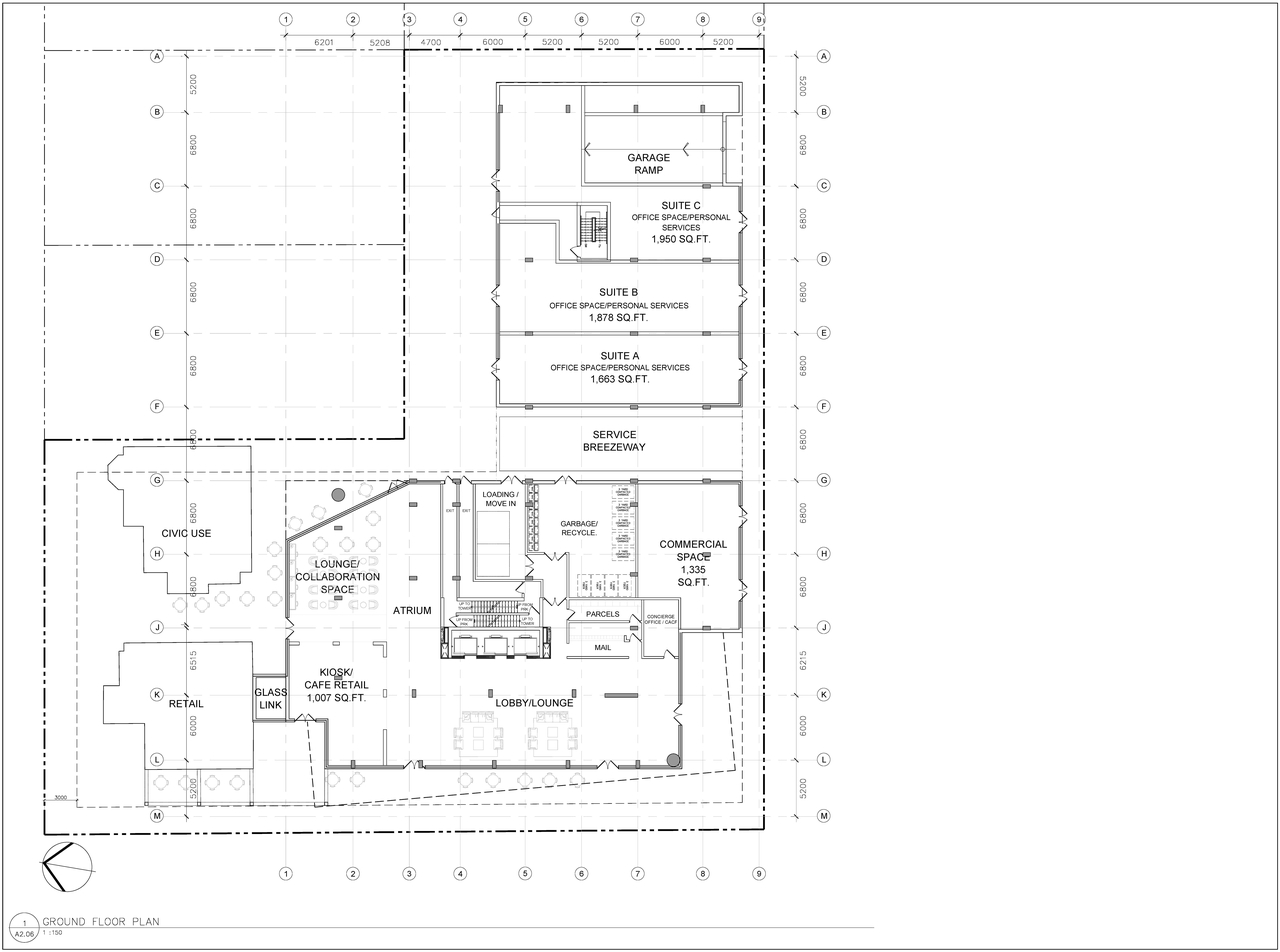 Floor plan for project from page 1 of the file '2021-09-08 - Floor Plan Ground Level Plan - D02-02-21-0095'