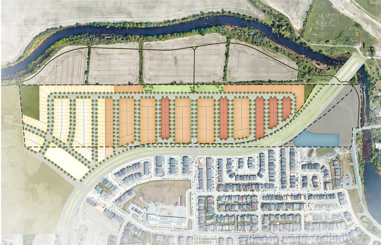 Construction site plan for project from page 5 of the file '2022-04-27 - Urban Design Brief (6) - D02-02-21-0113'