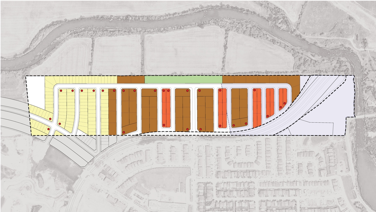 Construction site plan for project from page 6 of the file '2022-04-27 - Urban Design Brief (6) - D02-02-21-0113'