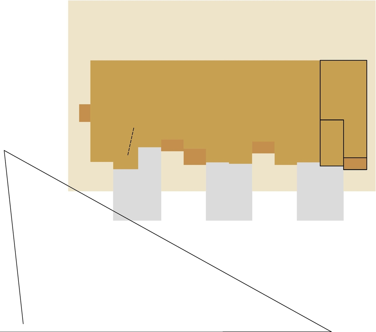 Construction site plan for project from page 15 of the file '2022-04-27 - Urban Design Brief - D02-02-21-0113'