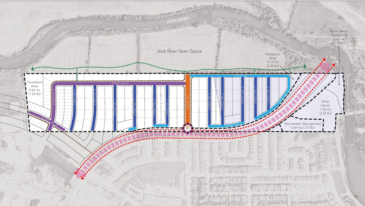 Construction site plan for project from page 19 of the file '2021-10-01 - Urban Design Brief - D02-02-21-0113'