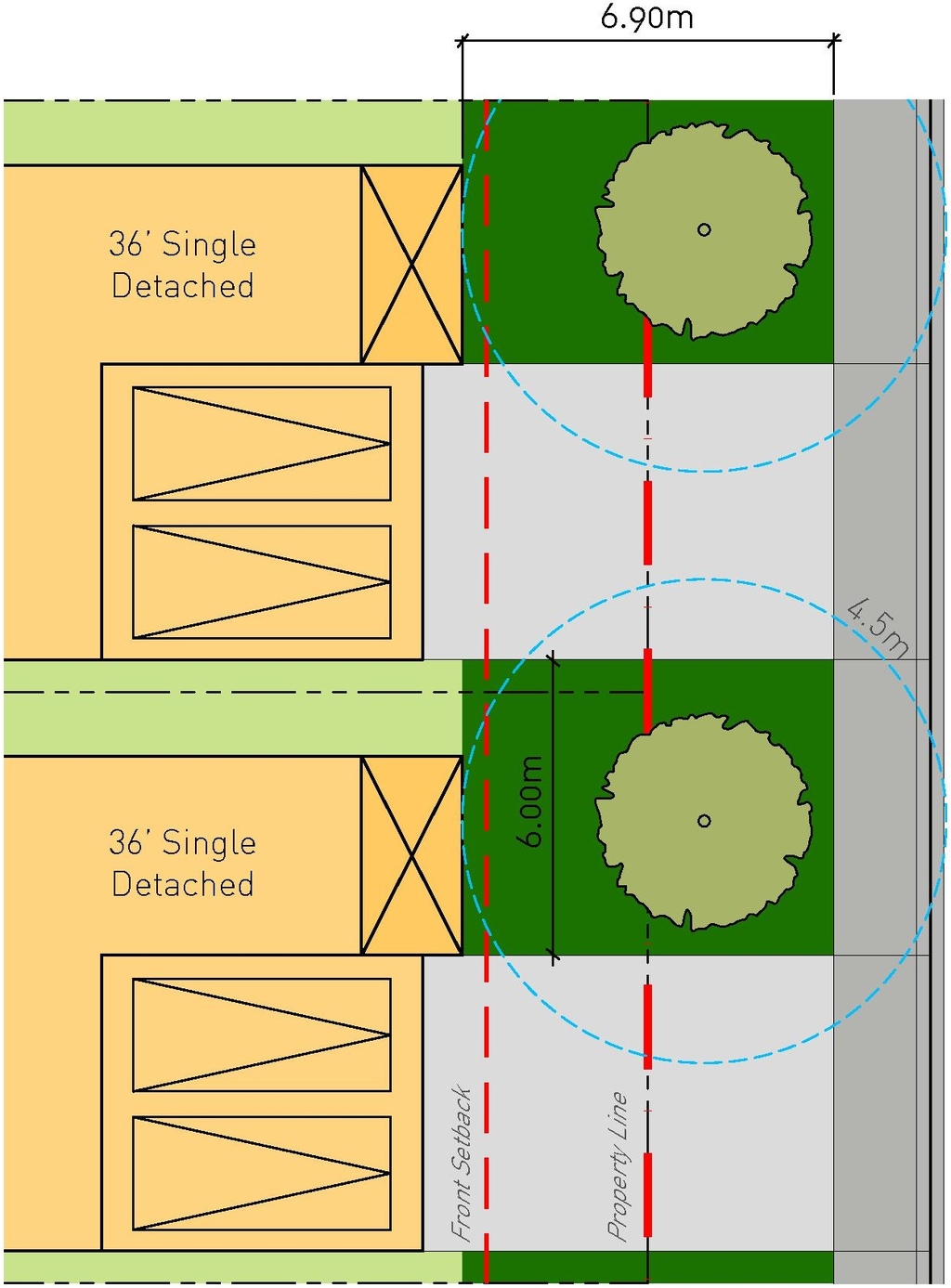 Construction site plan for project from page 23 of the file '2023-09-13 - Urban Design Brief -D02-02-21-0113'
