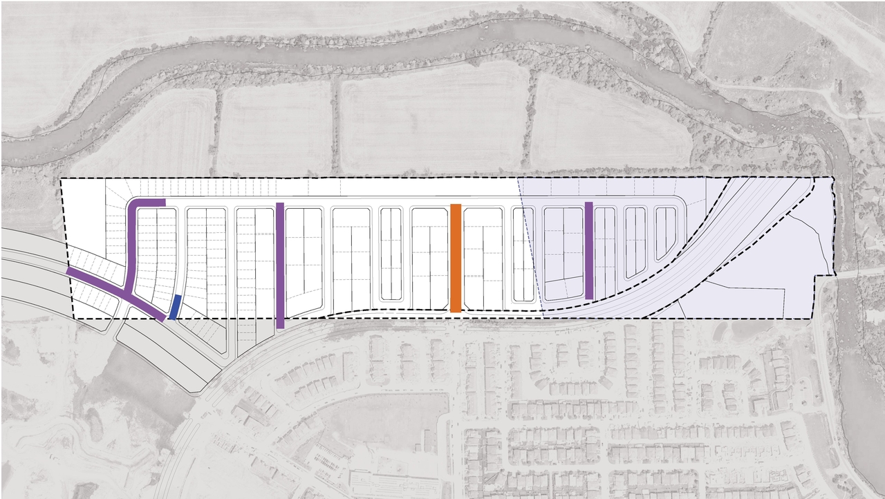 Construction site plan for project from page 10 of the file '2022-04-27 - Urban Design Brief (2) - D02-02-21-0113'