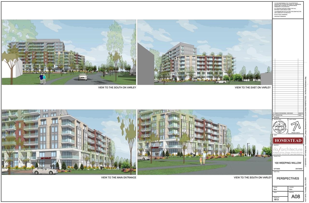 Rendering of building from page 1 of the file '2023-09-01 - Perspectives - D02-02-21-0121'