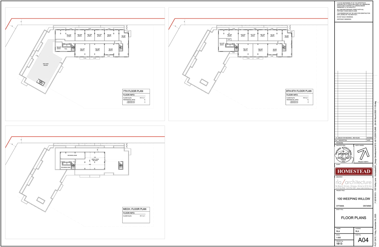 Floor plan for project from page 1 of the file '2023-12-04 - FLOOR PLANS - D02-02-21-0121 (2)'