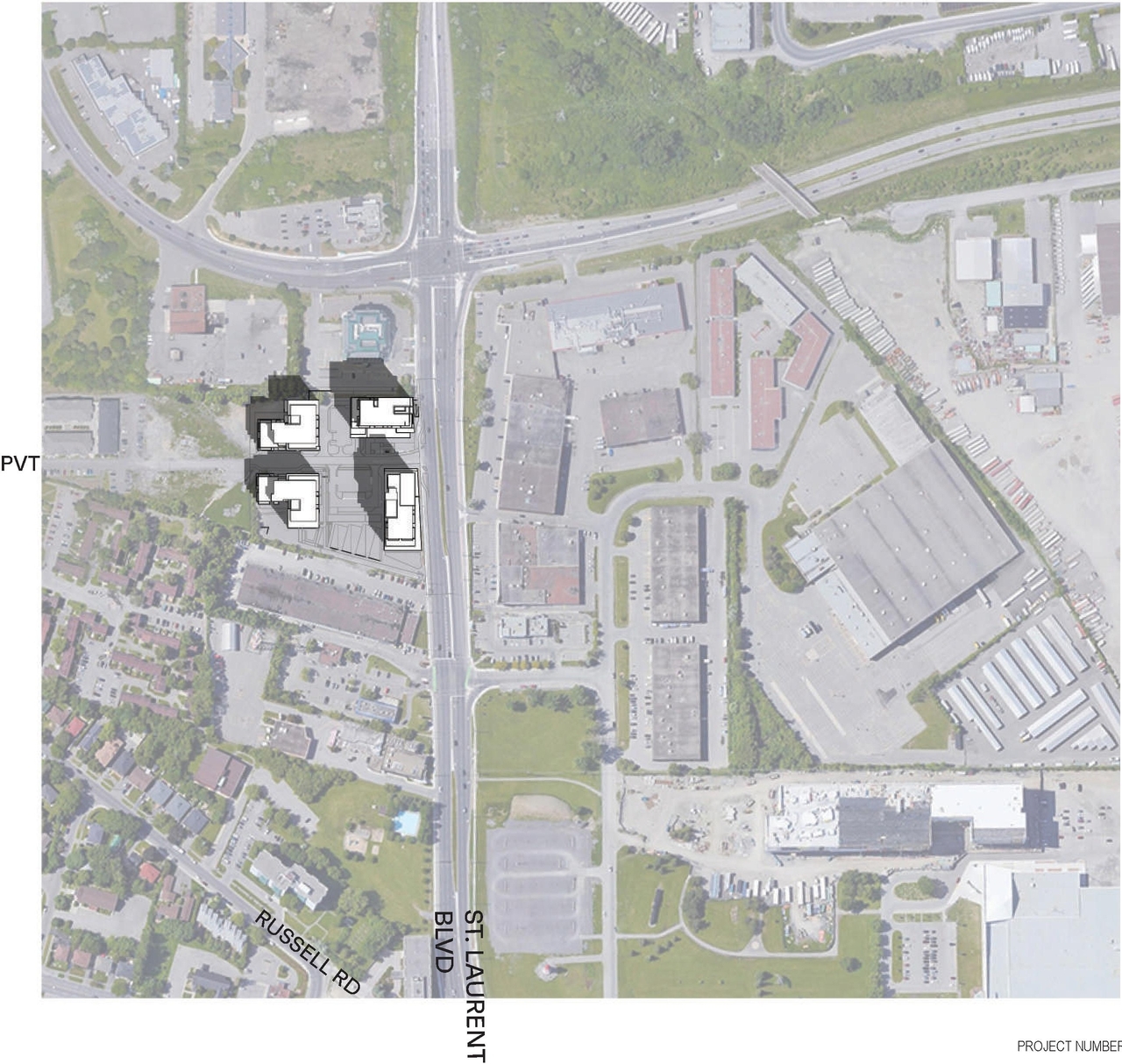Construction site plan for project from page 112 of the file '2023-10-13 - Design Brief - D02-02-21-0137'
